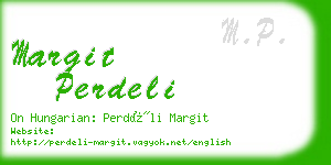 margit perdeli business card